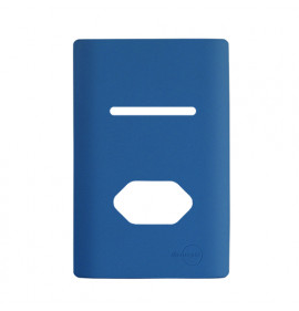 Placa p/ 1 Interruptor + tomada 4x2 - Novara Azul Fosco